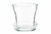 Klaasist orhideepott 4Living, 15 x 15 x 14 cm, alusega