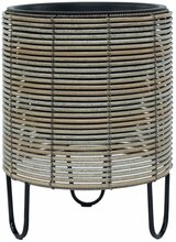 Lillepott Home4you Wicker, 36 x 48 cm, beež-hall