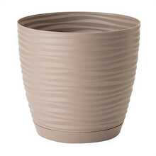 Lillepott Form Plastic Petit 3020, plastik, 14.7 cm, pruun