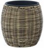 Lillepott Home4you Wicker, 20 x 20 cm, helepruun