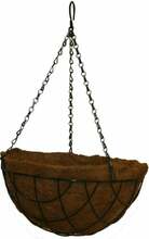 Riputatav lillepott Besk, 30 cm, pruun