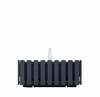 Rõdupott Prosperplast Boardee Fencycase W DDEF400W-S433, 38 x 18 cm, must
