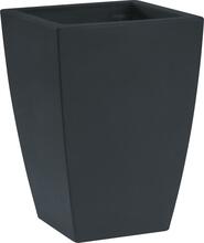 Lillepott Nicoli Logos Matt 30, 30 x 30 x 43 cm, tumehall/antratsiit