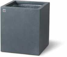 Lillepott Fleur Ami Division Lite Cube, 30 x 30 x 34 cm, betoon antratsiit