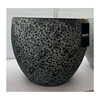 Lillepott Flora, D37 x H30 cm, must/hall