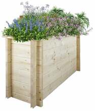 Puidust lillepott Timbela M614-1, 57 cm