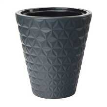 Lillepott Form Plastic Diamond 2900, plastik, 30 cm, tumehall