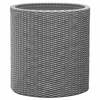 Lillepott Keter, plastik, 28 cm, hall