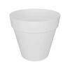 Lillepott Elho Loft Urban, ümmargune, valge, 50 x 44 cm, 48 l, plastik