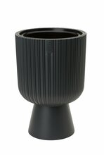 Lillepott Form Plastic Keli Mika 5130-014, plastik, antratsiit