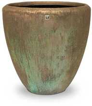 Lillepott Fleur Ami Atlantis, 41 x 41 cm, oxidized bronze