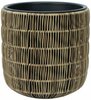 Lillepott Home4you Wicker, 35 x 36 cm, heledpruun