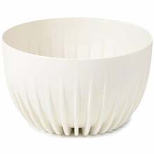 Lillepott Lamela Mira, 24 cm, 3,6 l, valge