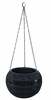 Ripplillepott Home4you Wicker, D32 x H22 cm, must