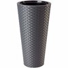 Lillepott OEM Rattana Slim, 30 cm, hall