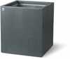 Lillepott Fleur Ami Division Lite Cube, 40 x 40 x 44 cm, betoon antratsiit
