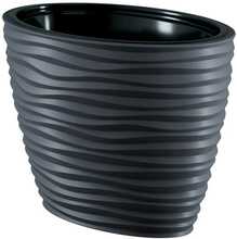 Lillepott Form Plastic Sahara 3115-014, plastik, 40 cm, antratsiit