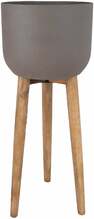 Lillepott Home4you Sandstone 72416, 36,5 cm, pruun