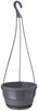 Riputatav lillepott Form Plastic Europa, 25 cm, must