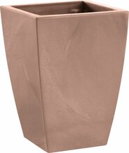 Lillepott Nicoli Logos Matt, 30 x 30 x 43 cm, tumepruun