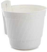Rippuv lillepott Uniplastex Barok, 18 x 17 cm