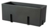 Riputatav lillepott Teraplast Schio Cassa, 60 x 25 x 25 cm, antratsiit