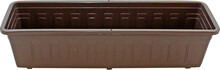 Lillekast Wodar, plast, 60 cm, pruun