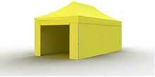 Pop-up telk Zeltpro Proframe, kollane, 3x6 m