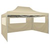 Kokkupandav paviljon 3 seinaga Mobellex, 3x4m, pruun