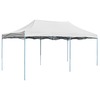 Kokkupandav peotelk vidaXL, 3x6 m, valge, teras