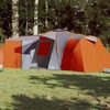 vidaXL peretelk, kuppel, 12-kohaline, 840x720x200 cm, hall/oranž