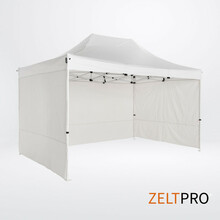 Müügitelk Zeltpro PROFRAME 3x4,5, valge, katus ja seinad (4 tk)