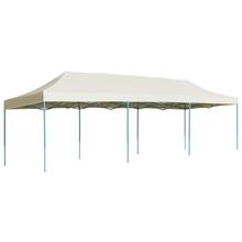 Kokkupandav peotelk vidaXL, 3x9 m, kreemjas