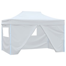 Kokkupandav peotelk vidaXL, 3x4 m, valge