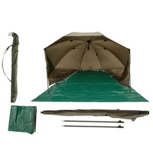Kalapüügi vihmavarju telk Fish2fish UA-9, roheline, 250 cm