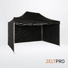 Müügitelk Zeltpro PROFRAME 3x2, must, katus ja seinad (4 tk)