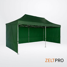 Müügitelk Zeltpro Titan 3x6, roheline, katus ja seinad (4 tk)