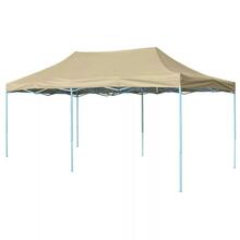 Kokkupandav pop-up telk vidaXL, 3x6 m, kreemjas valge