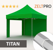 Pop-up telk Zeltpro Titan, roheline, 3x3 m