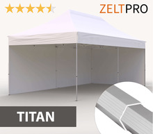 Pop-up telk Zeltpro Titan, valge, 3x6 m