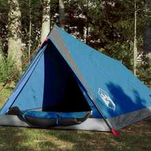 Kahe inimese telk vidaXL, 200x120x88/62 cm, sinine, veekindel