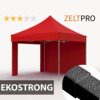 Müügitelk Zeltpro Ekostrong, 2x2 m, punane