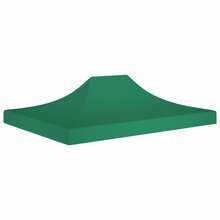 Peotelgi katus vidaXL, 4,5x3 m, roheline, 270 g/m2
