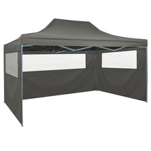 Kokkupandav telk vidaXL 3 seinaga, 3x4,5 m, antratsiit
