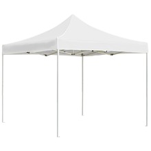 Kokkupandav peotelk vidaXL, 2x2 m, valge, alumiinium