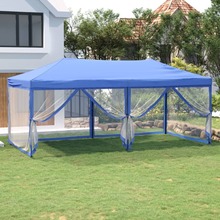 Peotelk vidaXL külgseintega, 3x6 m, 572x292x244 cm, sinine