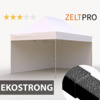Pop-up telk Zeltpro Ekostrong, valge, 3x4,5 m