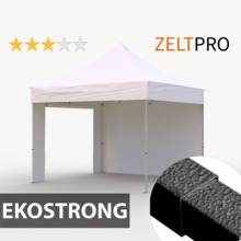 Pop-up telk Zeltpro Ekostrong, valge, 3x3 m