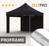 Müügitelk Zeltpro Proframe, must, 3x3 m
