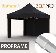 Müügitelk Zeltpro Proframe, must, 3x3 m